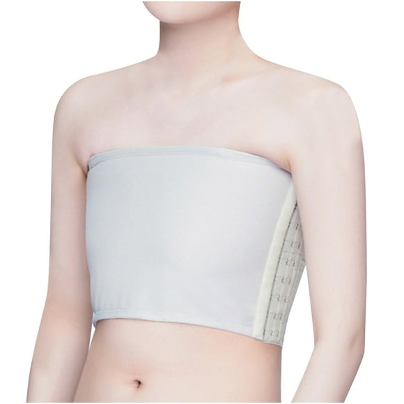 DPTALR Compression Chest Binder Women Sleeveless Solid Short Tube Tops