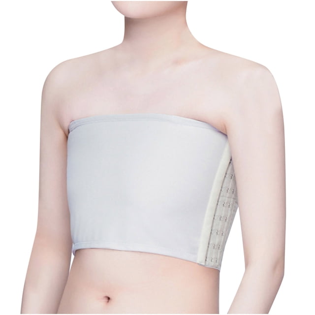 DPTALR Compression Chest Binder Women Sleeveless Solid Short Tube Tops