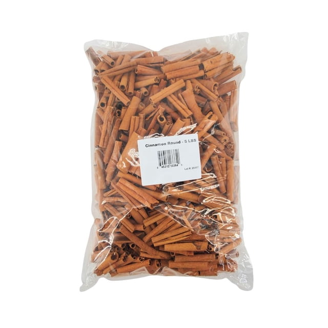 Apna - Bâtons de Cannelle (Ronds / Dalchini) - 5 Lb - 1 Unité - Chauds, Sucrés et à Haute Puissance (1 Unité)