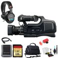 thumbnail image 1 of JVC JY-HM90AG HD Videocámara profesional/Kit de cámara con tarjeta de memoria de 128 GB + auriculares Sony y más, 1 of 4