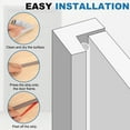 thumbnail image 4 of 39.4Ft x 3/8" Weather Stripping Door Seal, Silicone Self-Adhesive Door Frame Seal Strip for 3/16"-1/4" Doors Window Frame Gap Filler, Black, 4 of 6