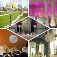 thumbnail image 5 of Efavormart 30" Silver Acrylic Crystal Goblet Candle Holder Flower Ball Centerpiece For Wedding Events Decoration, 5 of 5