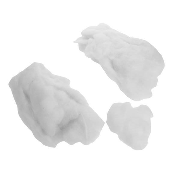 UPOUART Soft White Batting for Stuffing Pillows Cushion Filling and Craft Projects
