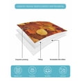 thumbnail image 5 of Quilts Twin Size Bedding Set, Fall Lightweight Quilted Comforter, Autumn Modern Country Abstract Maple Leaf Textured Soft Reversible Bedspread Coverlet with Pillow Covers for All Season, 68" x 86", 5 of 7