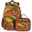 Multicolour 3, variant on Herdesigns Mushroom Large Backpack Set with Lunch Box Lightweight Water Resistant Travel Laptop Backpacks Casual Daypacks for Women Men