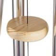 thumbnail image 6 of Zingz & Thingz Grand Vista Aluminum Outdoor Wind Chime - 57" - Silver and Brown, 6 of 6