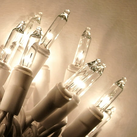 20 Clear Mini Lights - White Cord - Walmart.com