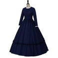 thumbnail image 3 of Women's Victorian Civil War Dress Costume Vintage Reenactment Historical Dresses Southern Belle Costumes Ball Gown, 3 of 7
