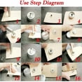 thumbnail image 5 of 25set 15mm Stainless Steel Snap Fastener Kit, Marine Grade Snap Fastener Stainless Steel Snap Buttons for  Sewing Leather Bags, 5 of 8