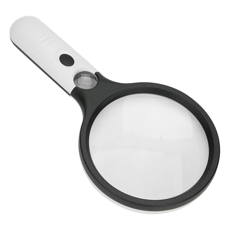 Magnifying Glass with 18 LED Light, Meromore 30x Handheld Magnifier for  Reading