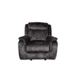 thumbnail image 2 of Harbor 38 Inch Power Recliner Chair, Pocket Coils, Gray Faux Suede, 2 of 6