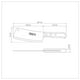 thumbnail image 2 of Hacha para Cocina Tramontina Acero al Carbón 6'' Madera 22956/006, 2 of 2