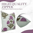 thumbnail image 2 of Fabdivine Hand Block Printed Thick cotton White Pillow Covers for Home décor, 14X20, Badshah, 2 of 7