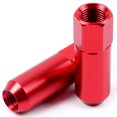 thumbnail image 4 of CCIYU set of 20 Red Spline Chrome Wheel lug Nuts for Cadillac Brougham for Chrysler Cordoba for Dodge B100/Viper for Ford Crown Victoria/Falcon/Mustang 1964-2011 1/2"-20 Drive Close End 60mm Tall, 4 of 5