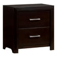 thumbnail image 3 of FOA Barett 2pc Espresso Wood Bedroom Set - King + Nightstand, 3 of 5