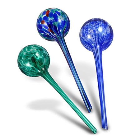 Gardening Solutions Hydro Globes Automatic Watering Bulbs, 3 Piece Deluxe Set