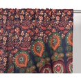 thumbnail image 3 of Pop Popular Handicrafts Indian Hippie Bohemian Beautiful Peacock Mandala Curtain Panels Neavy Blue, 3 of 5