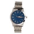 thumbnail image 2 of Montre Quartz, Étanche Décontractée de Luxe Lumineuse avec Affichage Double Calendrier Jour Date, 2 of 7