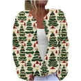thumbnail image 2 of LOVZFMLL Cardigan for Women's Cardigan Long Sleeve Hollowed Out Solid Color Casual Jacket, 2 of 6