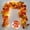 A, variant on YingYouFu 3PC Thanksgiving Fall Fake Garland for Home Autumn Harvest Decorations|Autumn Artificial Berry Pumpkin Maple Leaf Garland Decor for Fireplace Table Front Door Holiday Party Decorations