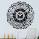 thumbnail image 2 of Reloj de pared musulmán Sunnimix caligrafía islámica acrílico para sala de estar dormitorio cocina decoración Eid Ramadan, 2 of 7