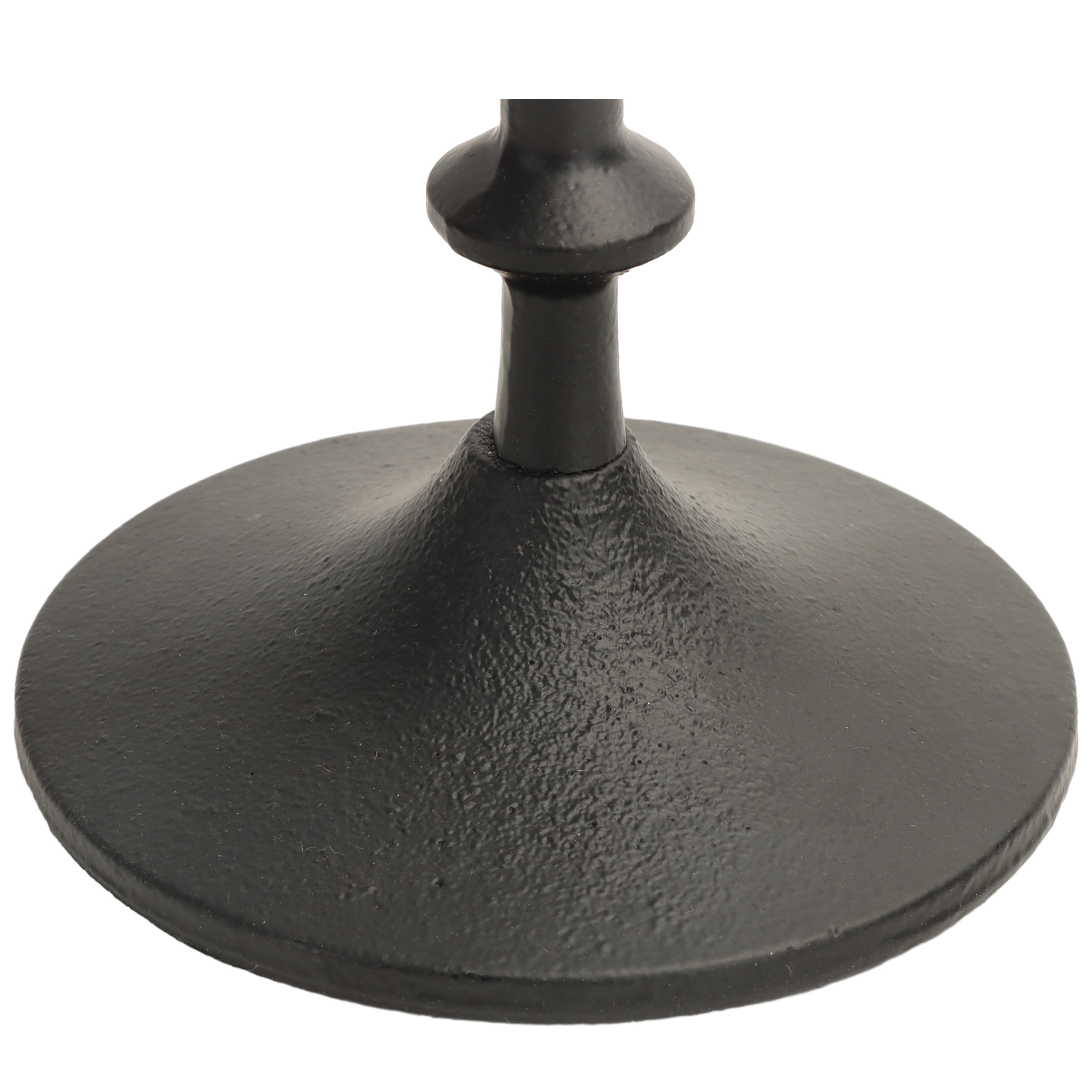 Better Homes & Gardens Black Cast Iron Metal Taper Candle Holder, 5.31 in, Medium