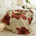 thumbnail image 3 of Nordic ins style knitted fleece blanket sunflower nap blanket single casual blanket cover blanket sofa blanket, 3 of 4