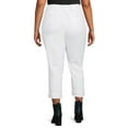 thumbnail image 4 of Terra & Sky Women's Plus Size Curvy Capri Pants, 4 of 5