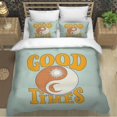 thumbnail image 2 of Bedding Set For Adult Cm Sun And Moon Bohemian Duvet Cover Microfiber Bed Set Bedding Set + 2 Pillowcases, 2 of 5
