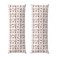 thumbnail image 1 of Balery Cute Christmas Hat Penguin A Funda Protectora para Almohada Corporal de Algodón Hipoalergénico con Cierre(55 x 21 pulgadas), Almohadas No Incluidas, 1 of 7