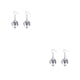 thumbnail image 3 of Minnieouse Pendientes de bola de discoteca, collar colgante de oreja de espejo , joyería estética, suministros para fiesta de baile de los 70, Type3 NO3, 3 of 6