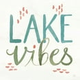 thumbnail image 2 of June, Dina 26x26 White Modern Wood Framed Museum Art Print Titled - Lake Love VIII, 2 of 4