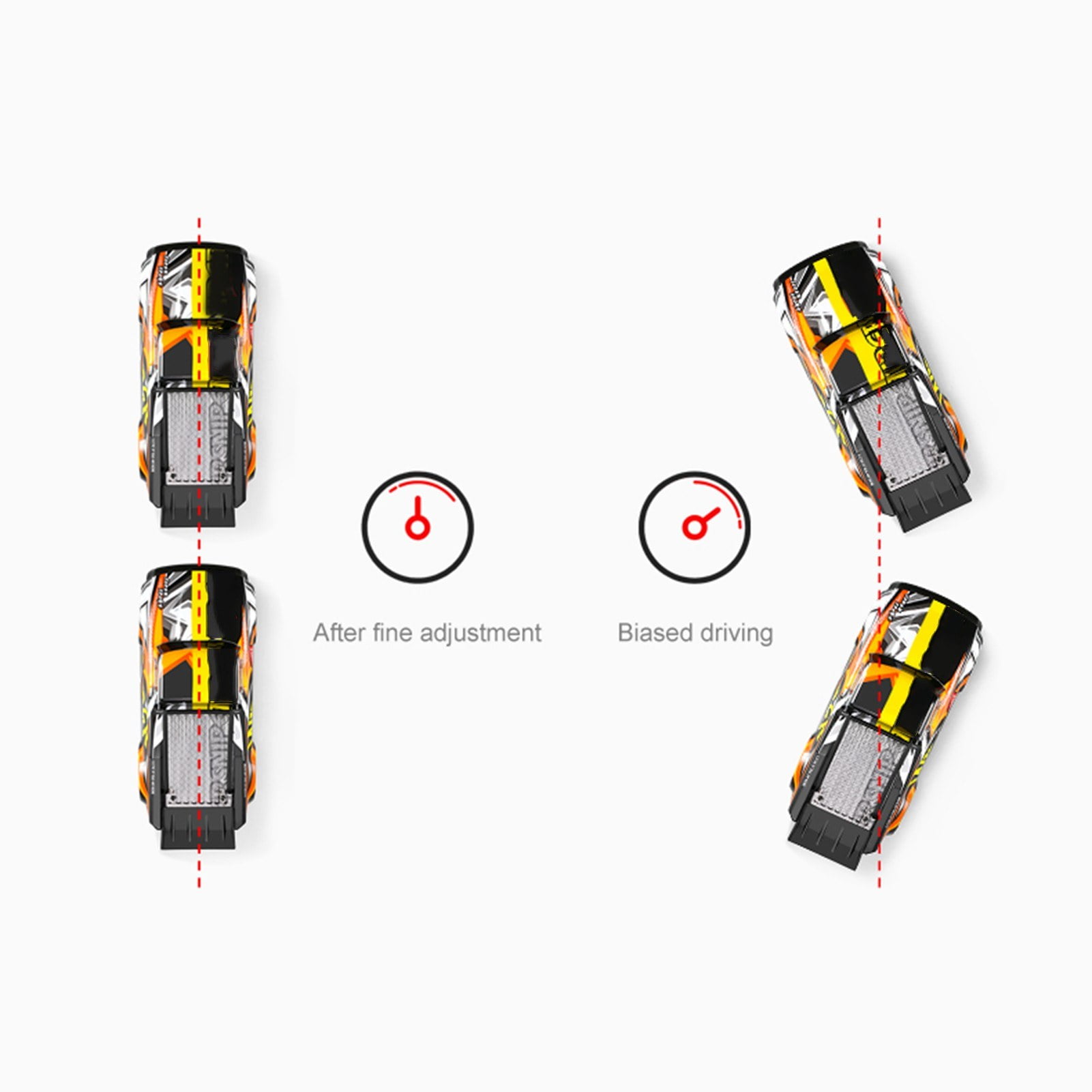 4WD 2.4GHz Remote Control Race Car 30km/h High Speed