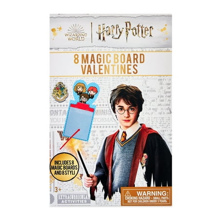 Harry Potter Magic Board Valentine's Day Cards, Kiddie Cards, 8 Count