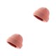 thumbnail image 1 of Minnieouse Gorro de punto elástico grueso invierno cálido Unisex deportes al aire libre Camping patinaje gorra térmica accesorios rosa Rosado 2piezas, 1 of 6
