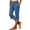 Sky Blue1, variant on Posijego Capri Pants for Women Elastic High Waist Stretch Crop Pants Straight Leg Summer Casual Capris Pants with Pockets
