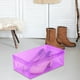 thumbnail image 3 of Uuiauoio Plastic Shoe Box, Transparent Stackable Storage Organizer with Lid, Space-Saving Tidy Bin for Closet and Home Organization, Multi-Use Container for Seasonal Items, 3 of 6