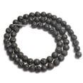 thumbnail image 4 of Venta al por mayor de cuentas redondas de piedra de lava volcánica negra natural de 4-14 mm, tamaño a elegir de 15 pulgadas para hacer joyas, pulseras de bricolaje, 4 of 5