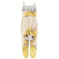 thumbnail image 5 of Toddler Baby Girl Easter Outfit Jumpsuit Spaghetti Strap Overalls Romper Bell Bottoms Pants Cute Clothes Yellow A 1-2 Years, 5 of 7