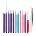 thumbnail image 2 of Abbracc Paper Quilling Tools Slotted Kit Rolling Curling Needle Pen Decoration Different 12x Straight Tweezer, 2 of 8