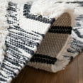 thumbnail image 5 of SAFAVIEH Natura Miah Geometric Wool Area Rug, Ivory/Black, 5' x 8', 5 of 7