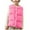 Pink, variant on Boys Girls Down Vest Warm Winter Lightweight Buttons Sleeveless Coat 2-10 Years