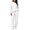 White, variant on Gfyviroh 2 Piece Women's Elegant Suit Sets Long Sleeve Blazer Jacket and Long Pants Business Casual Set Button Front Tailored Formal Outfit