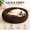 Chocolate, variant on Fluffy Calming Donut Cat Bed for Indoor Cats, Orthopedic Soft Plush Pet Bed, Washable, Small to Large Cats & Puppies, Navy Grey 31