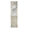 thumbnail image 2 of CC Home Furnishings Antique Style Wooden Framed Wall Mirror - 76.25" - White, 2 of 5