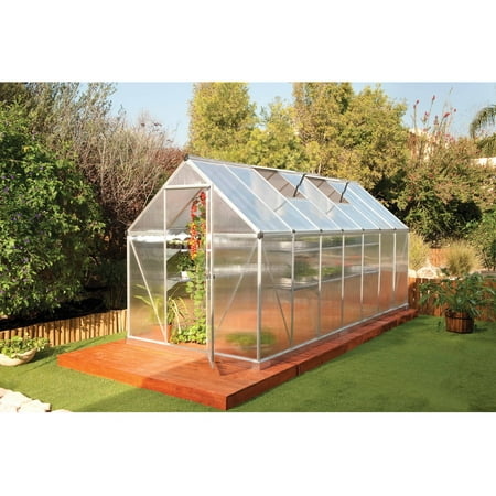 Palram Mythos Greenhouse, 6' x 14', Silver