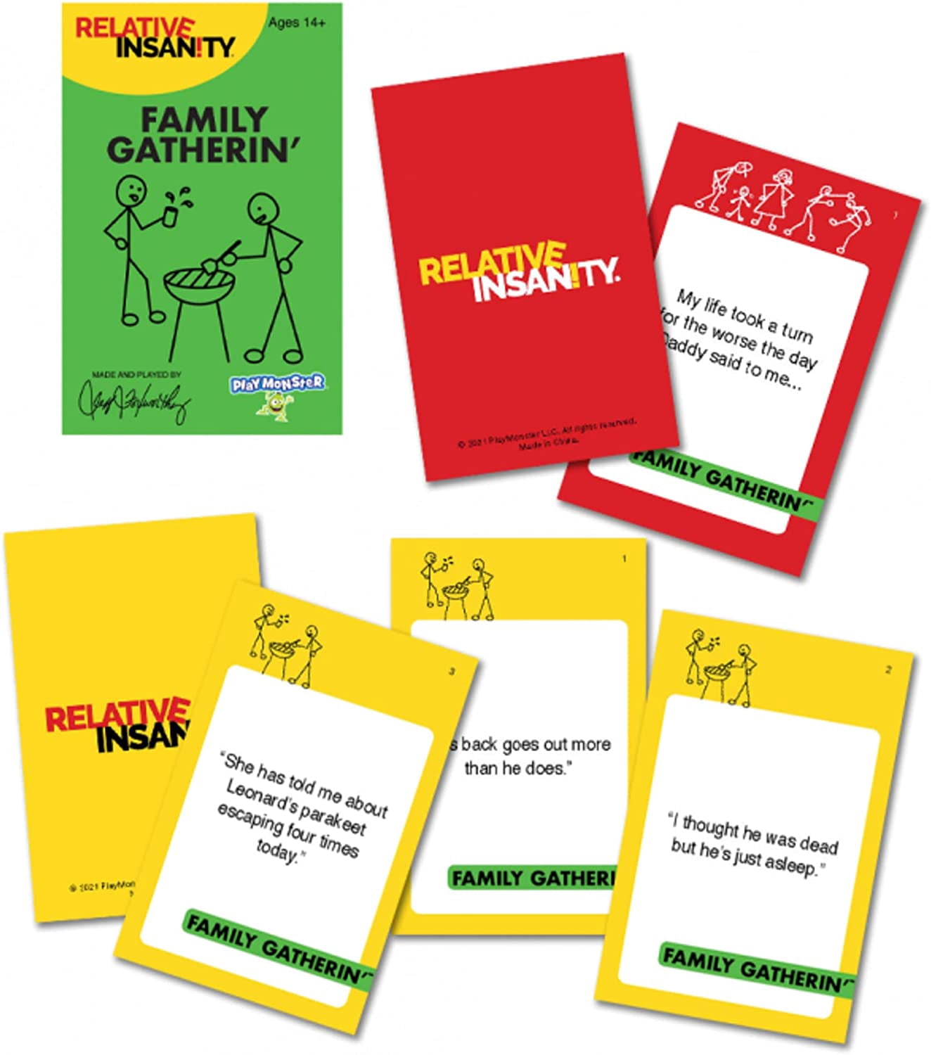 RELATIVE INSANITY FAMILY GATHERIN' PARTY GAME, CARD GAME