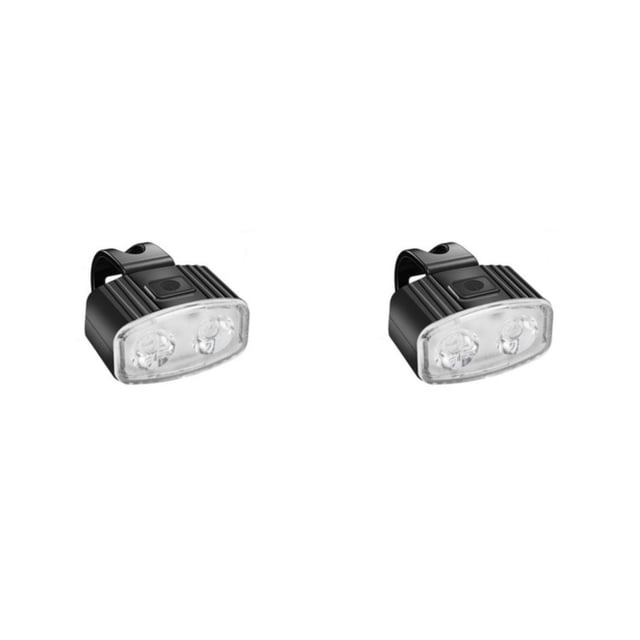 yingyy 1/2/3/5 Bike Rear Light Taillight Cycling LED Headlight USB Waterproof Outdoors Long Endurance Night Multiple Modes for White Light 2PCS
