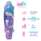 thumbnail image 4 of Patineta Onix Unicornio Space Misty Morado para Niña, 4 of 5