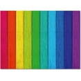 thumbnail image 2 of Vintage Rainbow Planks Area Rug Rural Farm Wood Grain Washable Floor Carpet, Soft And Plush Mats For Living Room Bedroom, 2 of 7